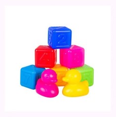 Детский набор Кубики и уточки 8 элементов