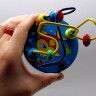 Пальчиковый лабиринт WToys, деревянный, в коробке (ГОЛУБОЙ)