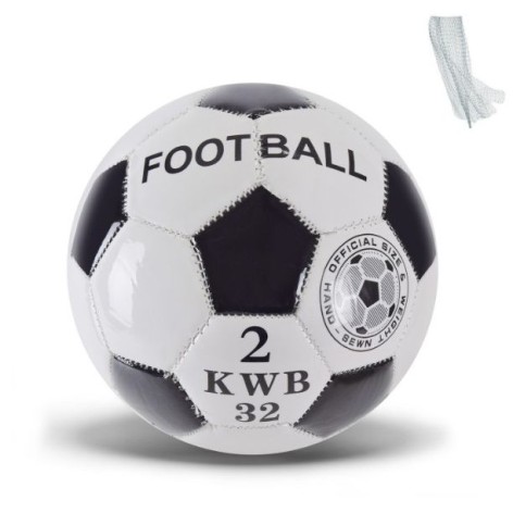 Мʼяч футбольний №2, PVC, 100 грам (сітка+голка в комплекті)
