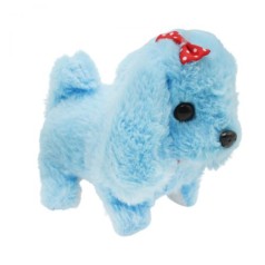Игрушка "Собачка с бантиком", голубой