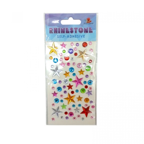 Стразы самоклеящиеся, 13*7,5см