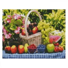 Алмазная  мозаика "Разнообразие фруктов"