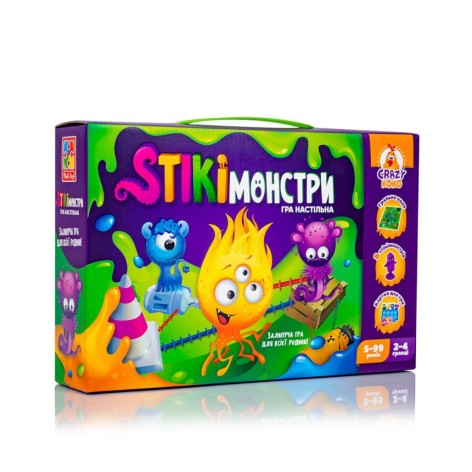 Гра настільна "Стікімонстри"
