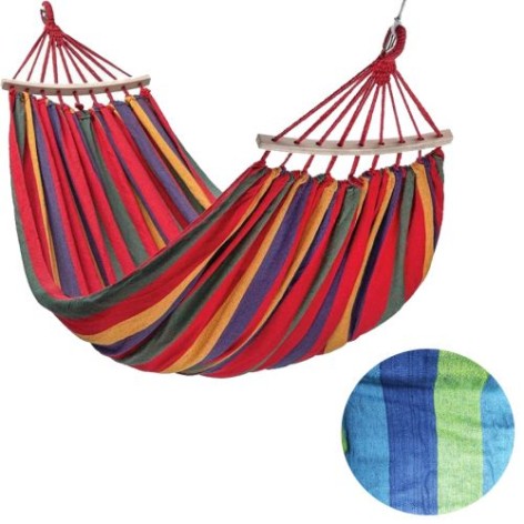 Гамак гавайский с планкой 40см размер 200х80см 2 ЦВЕТА В АССОРТИМЕНТЕ