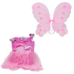 Карнавальный костюм "Бабочка", розовый