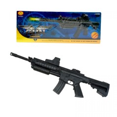 Автомат шарики, батар., лазер, короб. 50х19х6