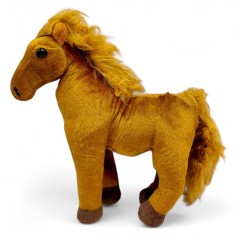 Мягкая игрушка "ЛОШАДКА" 25 см (КОРИЧНЕВЫЙ)