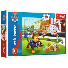 Пазли (30 елм.) "Собачки в дії. Щенячий патруль"