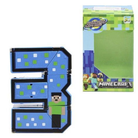 Трансформер "Minecraft. Цифра 3"