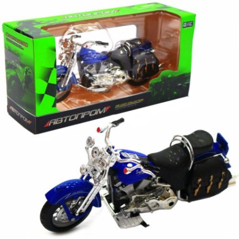 Мотоцикл інерційний із серії "Автопром" (синій)