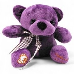 МЯГКАЯ ИГРУШКА МИШКА 15 СМ (Фиолетовый)