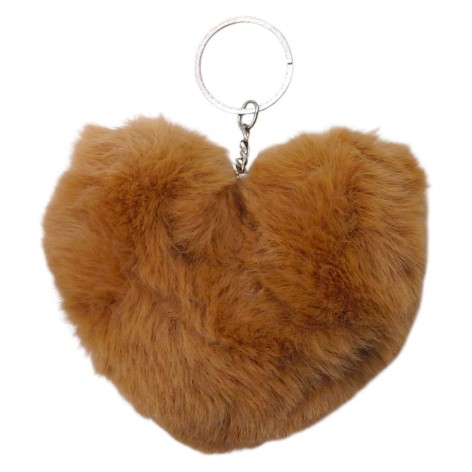 МЯГКИЙ БРЕЛОК "СЕРДЦЕ" (РЫЖИЙ)
