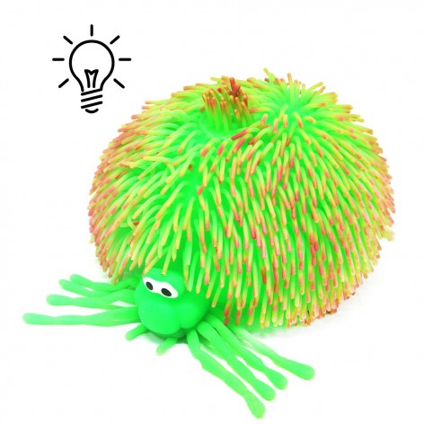 Іграшка антистрес "Павук Гігант" зі світлом (зелений)