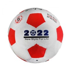 Мяч футбольный №5, красный
