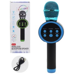 Микрофон беспроводной "Wireless Microphone", синий