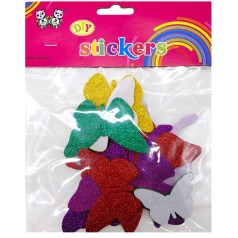 Набір для творчості з фоамірану блискучого на клейкій основі "Квіти, Зірки, Звірята" (18040)