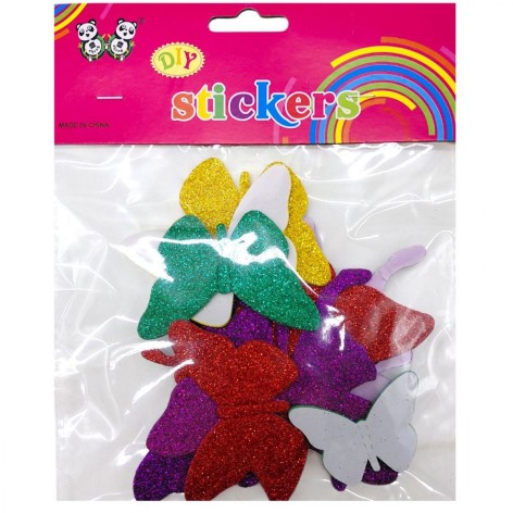 Набір для творчості з фоамірану блискучого на клейкій основі "Квіти, Зірки, Звірята" (18040)