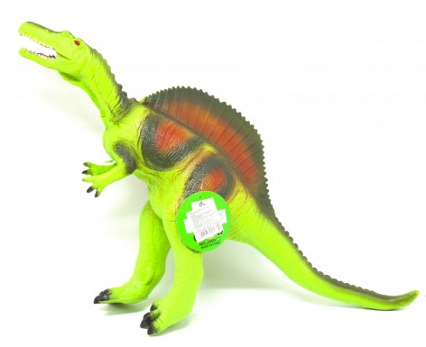 Динозавр гумовий "Спинозавр", великий, зі звуком (зелений)