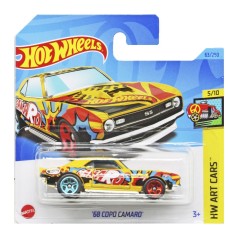 Базова машинка Hot Wheels 68 COPO CAMARO YELLOW