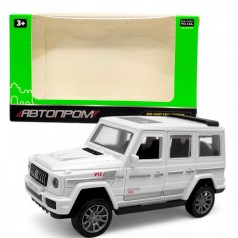 Машинка металлическая "Автопром. Мерседес" белый