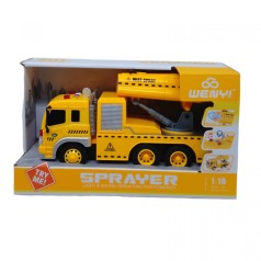 Машинка "Дезинфектор", желтая