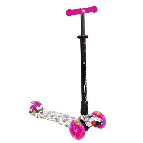 Самокат MAXI "Best Scooter", малиновый