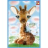 Игра развивающая Vladi Toys мягкие пазлы А5 Малыш сможет "Жираф"