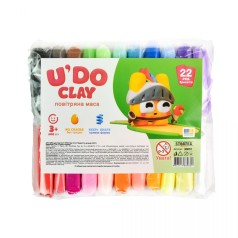 Набір для творчості "UʼDO Clay 22 шт." брикет 6г
