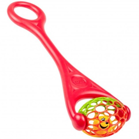 Іграшка для дітей "Моя перша каталка" c м'ячиком (червона)