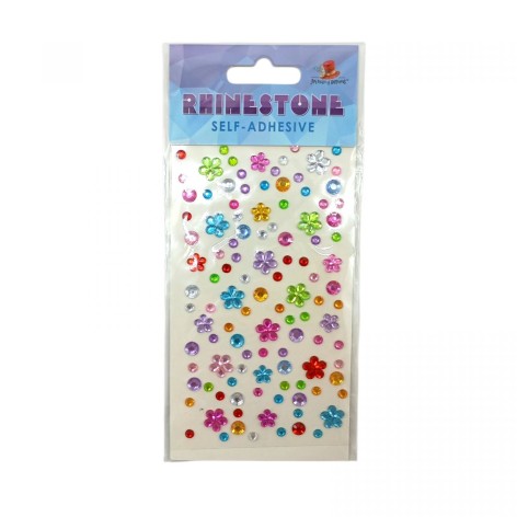 Стразы самоклеящиеся, 13*7,5см