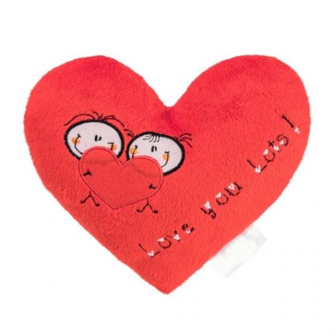 Валентинка сердце "Love you lots"