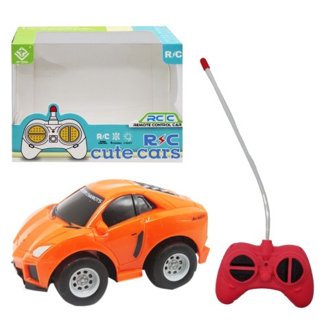 Машинка на радиоуправлении "Cute car", оранжевая