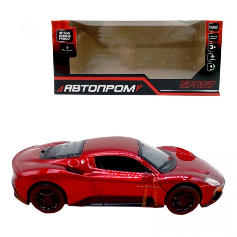 АВТОПРОМ 1:33 Maserati MC20 (КРАСНАЯ) (18*3х8*2х9*2 см.)