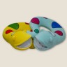 М'яка іграшка з кишенею "Змійка в горох" (35х30 см)