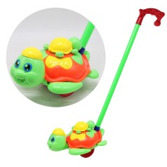 Каталка в ручку "Черепашка" (зеленая)