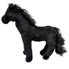Мягкая игрушка "Лошадка" 25 см (ЧЕРНЫЙ)