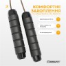 Скакалка с утяжелителем, скоростная (черная)