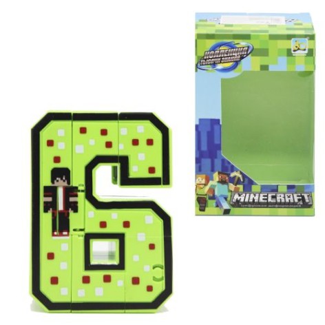 Трансформер "Minecraft. Цифра 6"