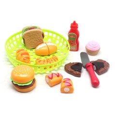 Набор блюд на липучках "Готовим фастфуд"