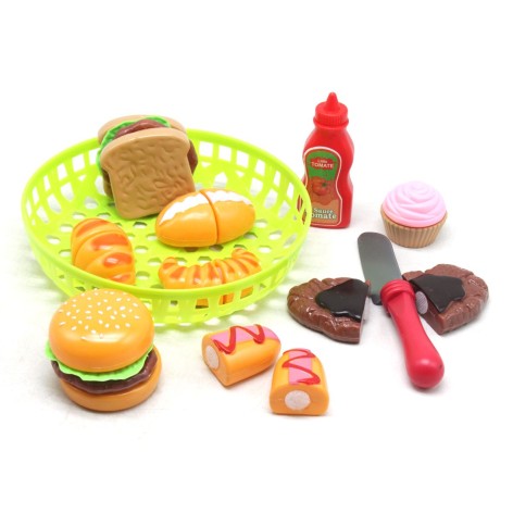 Набор блюд на липучках "Готовим фастфуд"