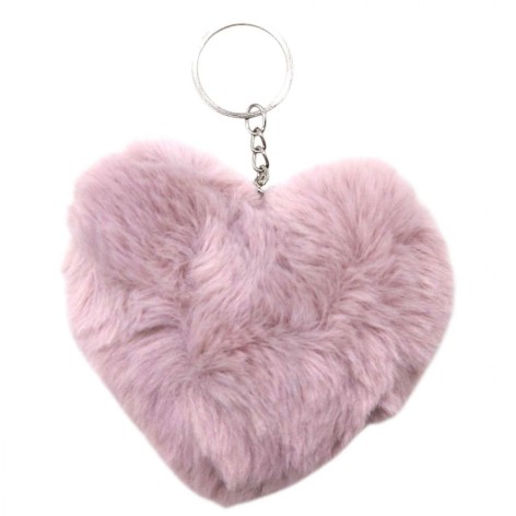 МЯГКИЙ БРЕЛОК "СЕРДЦЕ" (НЕЖНО-РОЗОВЫЙ)