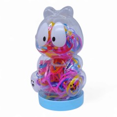 Набір резинок для волосся Гарфілд (силікон) м.4047-22  блакитний