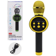 Микрофон беспроводной "Wireless Microphone", желтый