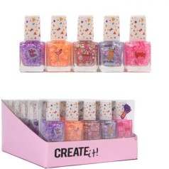 Набор детских лаков "CREATE IT! Конфетти", 5 шт