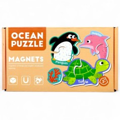 Пазли магнітні "Морські мешканці" (англ) в коробці