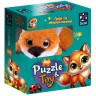 Пазлы с мягкой игрушкой "De.tail. Лисенок" 260 деталей