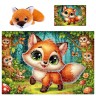 Пазлы с мягкой игрушкой "De.tail. Лисенок" 260 деталей