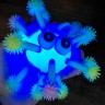 Игрушка-антистресс Лохматик-осьминожка, с подсветкой (ФИОЛЕТОВАЯ)