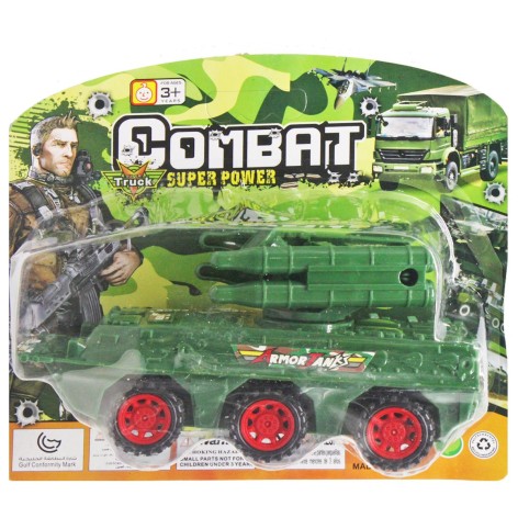 Инерционная игрушка "Танк", зеленый