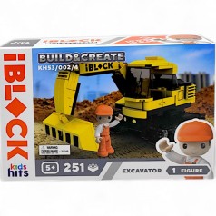 Конструктор "Kids hits IBLOCK JUNIOR. Строительная техника"